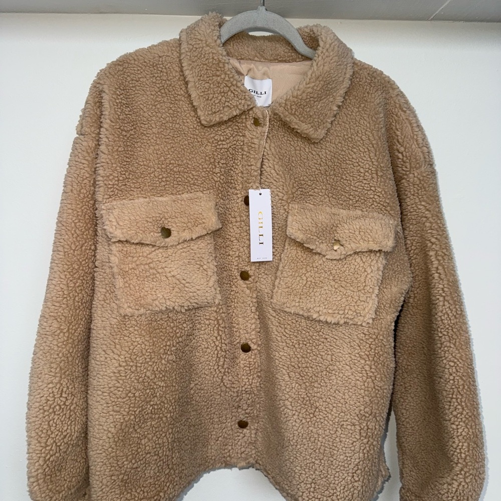 Nollie Camel Teddy Jacket